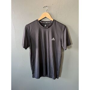Adidas Mens Black Short Sleeve Athletic T-shirt Size Small